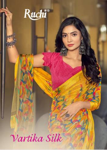 VARTIKA SILK 2ND EDITION BY RUCHI SILK SAREE MANUFACTURER IN INDIA